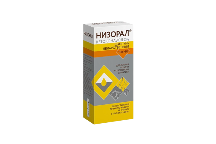 Низорал 2% шампунь лек 120мл