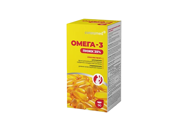 Омега-3 35% д/дет 11+ и берем капс №90 Консумед