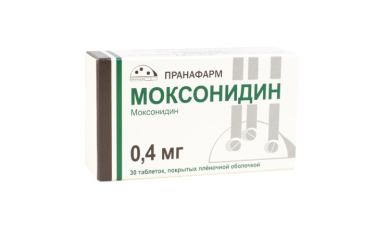 Моксонидин 0,4мг табл п/пл/о №30