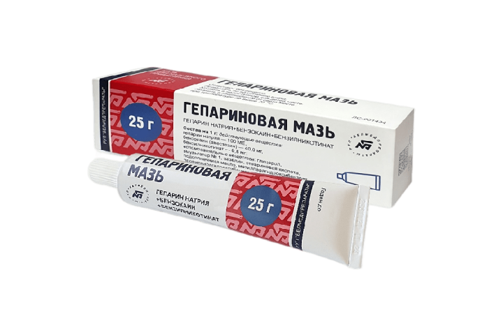 Гепариновая мазь д/нар прим 25г
