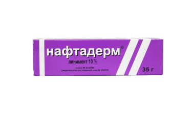 Нафтадерм 10% линимент 35г туба