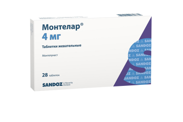 Монтелар 4мг табл жев №28
