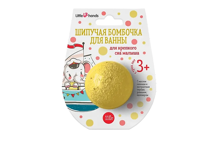 Little Hands Шипучая бомбочка Для сладкого сна малыша 110г 3+