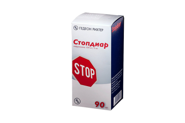 Стопдиар 220мг/5мл сусп д/пр внутрь 90мл