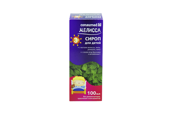 Мелисса сироп д/дет 100мл Консумед