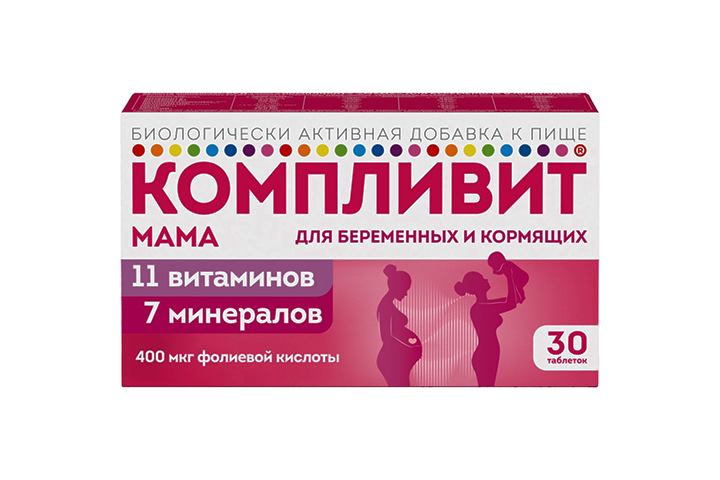 Компливит Мама д/берем и кормящ табл п/пл/о №30