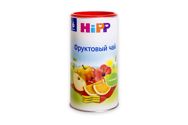 Хипп Чай д/дет фруктовый 200г с 6мес