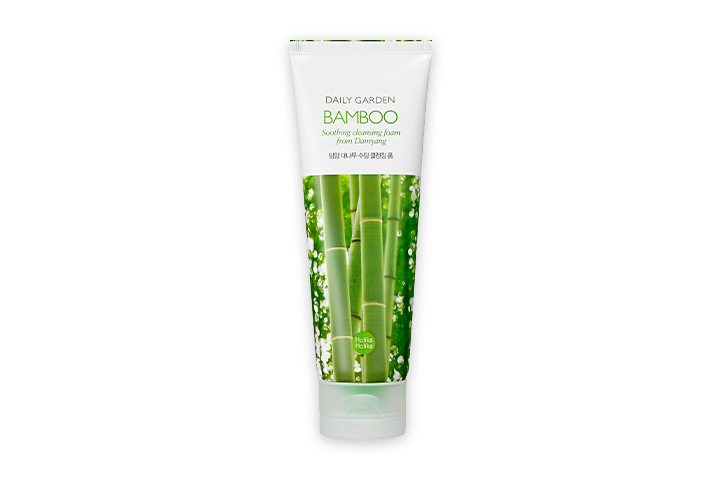 Holika Holika Daily Garden Bamboo Soothing cleansing foam from Damyang Пенка очищ с бамбуком 120мл