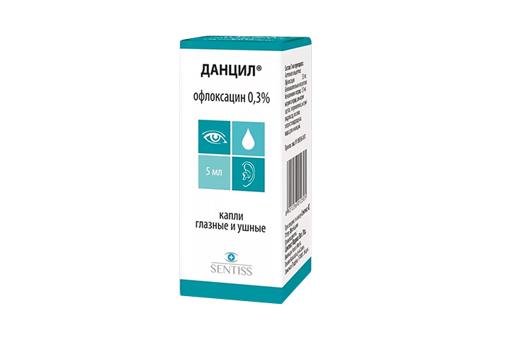 Данцил 0,3%гл/ушн капли 5мл фл №1