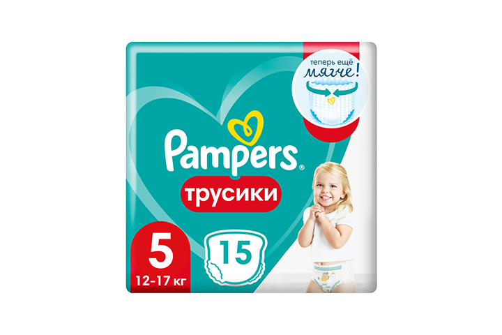 Памперс Подгузники-трусики Pants 12-17кг 15шт