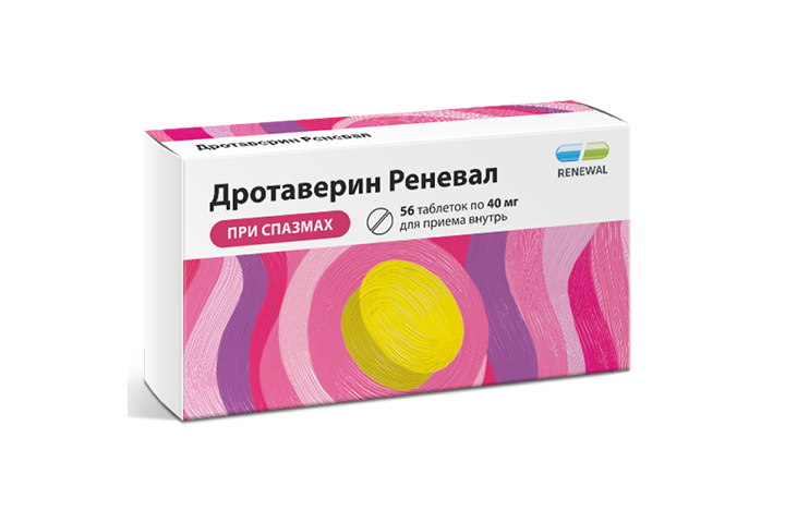 Дротаверин Реневал 40мг табл №56