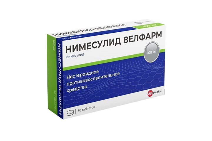 Нимесулид Велфарм 100мг табл №30