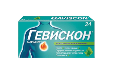 Гевискон табл жев №24 мята