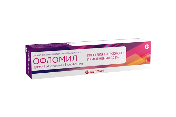 Офломил Дерма 0,25% крем д/нар прим 15г