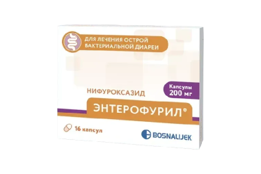 Энтерофурил 200 мг капс №16