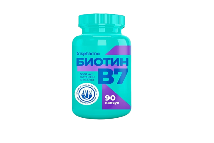 Ирисфарма Биотин 5000мкг капс №90