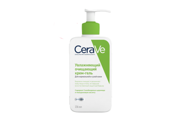 CeraVe Крем-гель увлажн очищ д/норм/сухой кожи лица/тела 236мл с помп