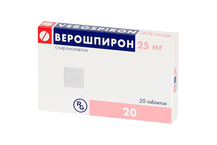 Верошпирон 25мг табл №20
