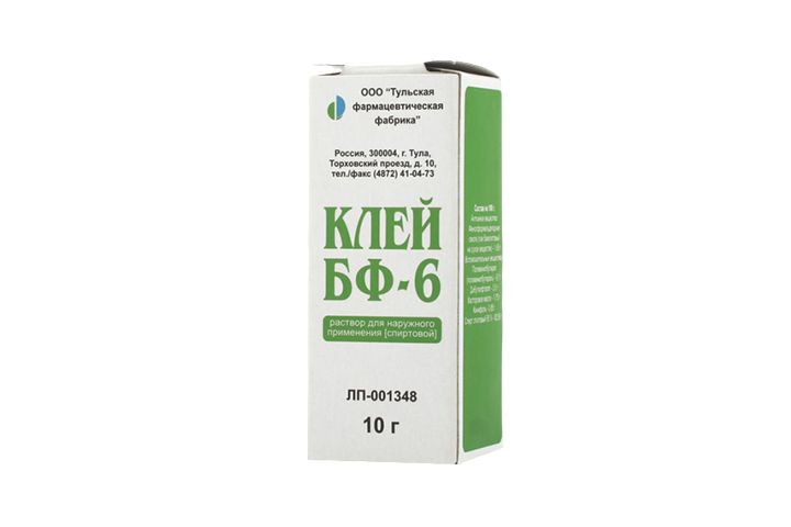 Клей БФ-6 р-р д/нар прим 10г
