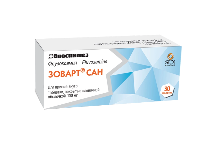 Зоварт Сан 100мг табл п/пл/о №30