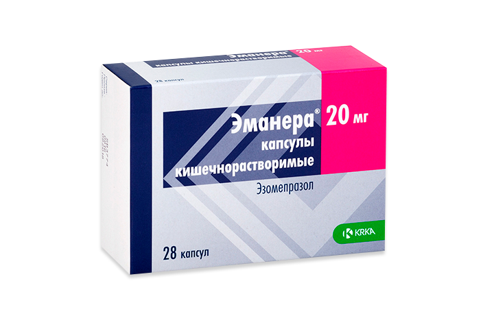 Эманера 20мг капс кш/раств №28
