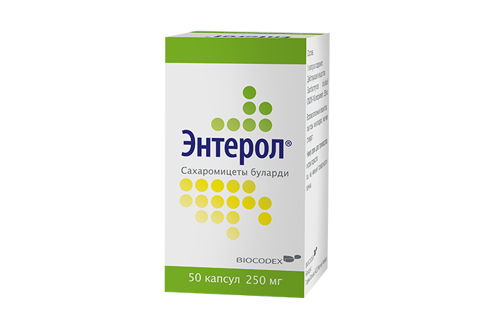 Энтерол 250мг капс №50 фл