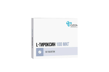L-Тироксин 100мкг табл №50