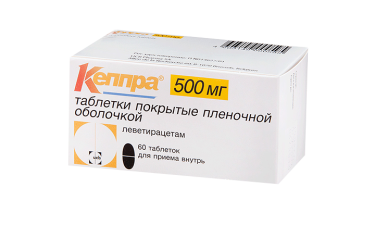 Кеппра 500мг табл п/пл/о №60