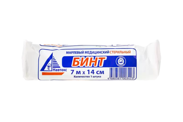 Бинт стер 7х14см