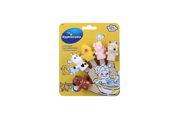 Игрушки на пальчики Веселая Ферма 5шт 25026 Курносики