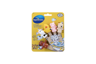 Игрушки на пальчики Веселая Ферма 5шт 25026 Курносики