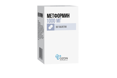 Метформин 1000мг табл №60