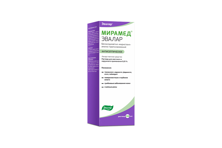 Мирамед Эвалар 0,01% р-р д/местн/нар прим 150мл с насад/расп
