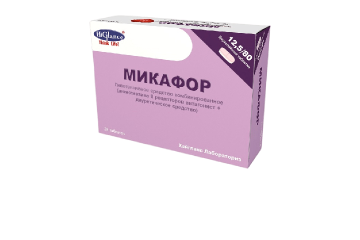 Микафор 12,5мг+80мг табл №28