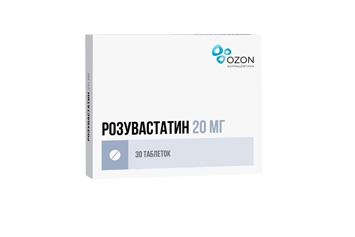 Розувастатин 20мг табл п/пл/о №30
