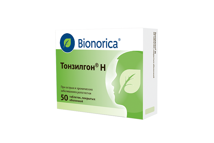 Тонзилгон Н табл п/о №50