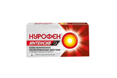Нурофен Интенсив 200мг+500мг табл п/пл/о №12