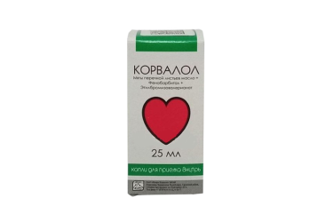 Корвалол капли д/пр внутрь 25мл инд/уп
