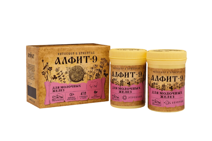 Алфит-9 Для молочных желез 2г брик №60 БАД