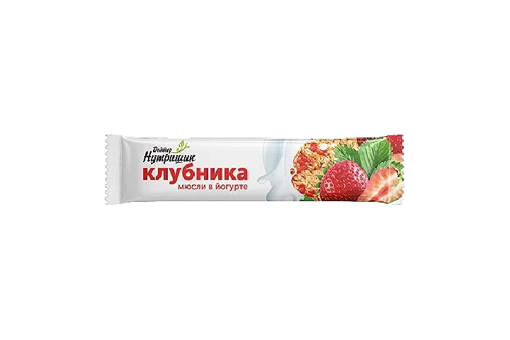 Доктор Нутришин Батончик мюсли клубника в йогурте 30г