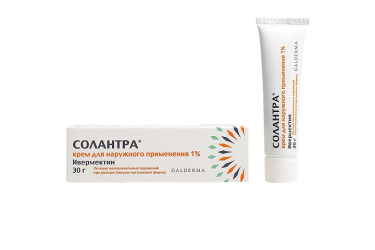 Солантра 1% крем д/нар прим 30г