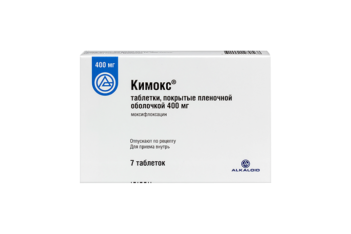 Кимокс 400мг табл п/пл/о №7