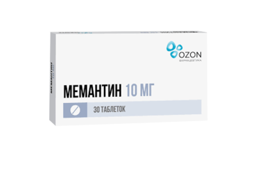 Мемантин 10мг табл п/пл/о №30