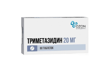 Триметазидин 20мг табл п/пл/о №60