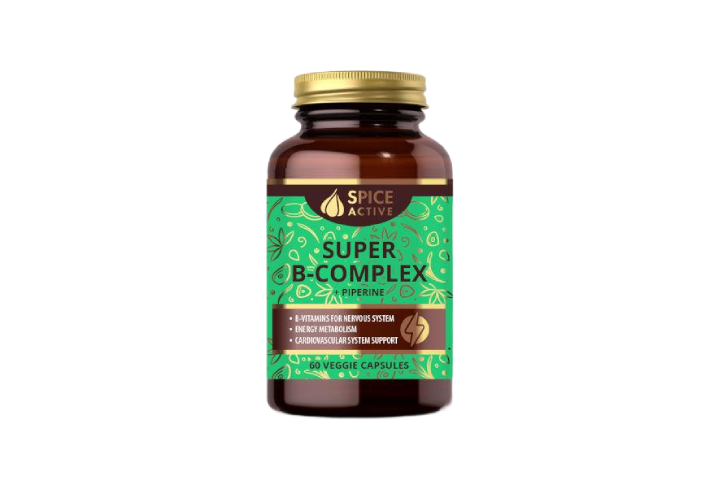 Spice Active Комплекс вит гр В/пиперин капс №60