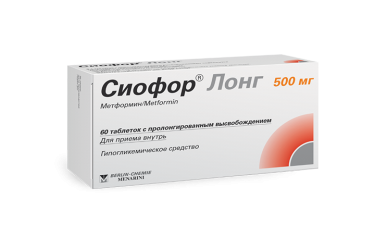 Сиофор Лонг 500мг табл пролонг №60