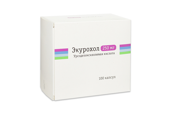 Экурохол 250мг капс №100