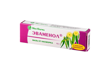 Эваменол мазь наз от насморка 15г