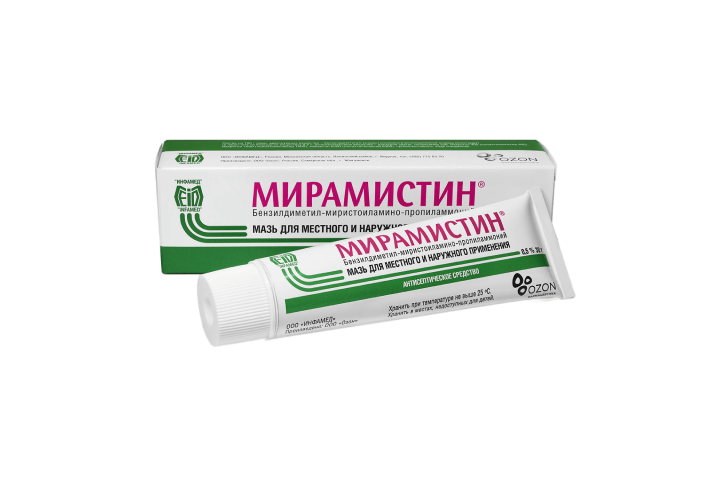 Мирамистин 0,5% мазь д/местн/нар прим 30г