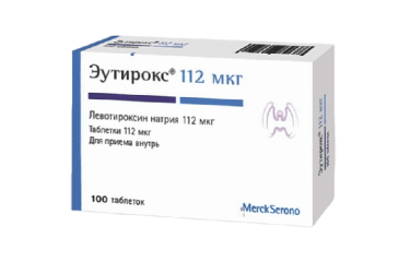 Эутирокс 112мкг табл №100